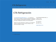Tablet Screenshot of ctarefrigeracion.com